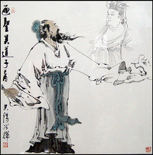 Wu Daozi - Chinese Sage and Painter
