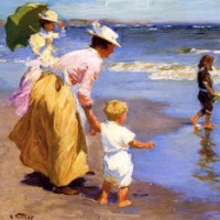 At The Beach ~ Edward Henry Potthast
