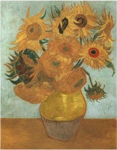 Vincent Van Gogh ~ Vase With Twelve Sunflowers ~ 1889