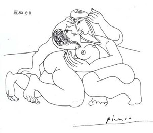 Lovers ~ Pablo Picasso