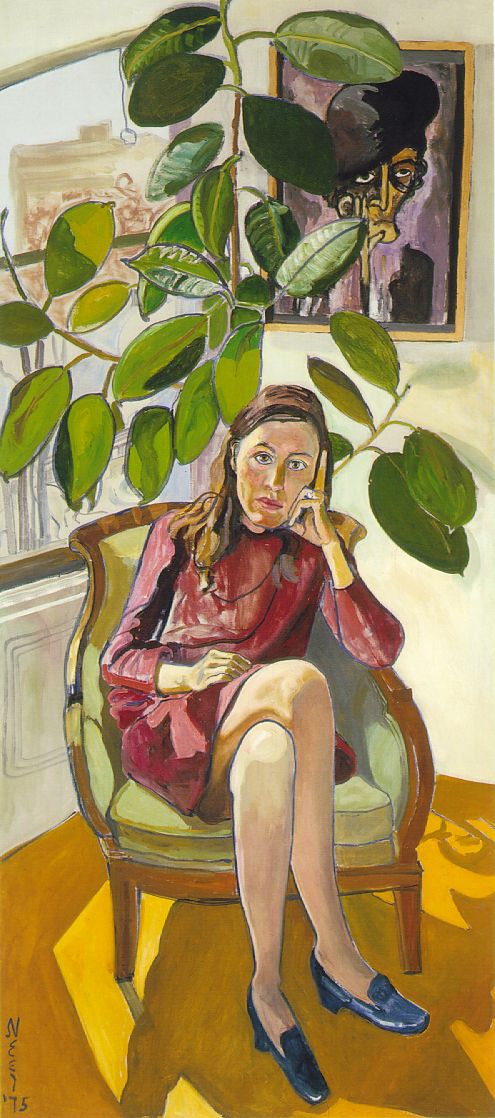 "Nancy and the Rubber Plant" - Alice Neel (1975)
