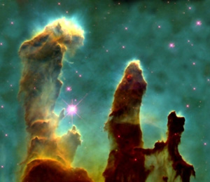Eagle Nebula - Pillars Of Creation - Hubble Telescope