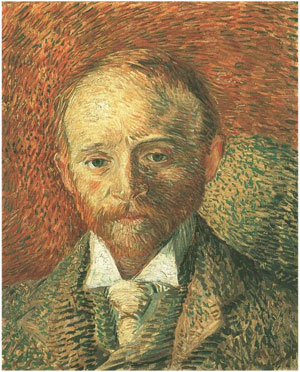 Vincent Van Gogh ~ Portrait of the Art Dealer Alexander Reid ~ 1887
